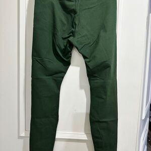 Pact Olive Green Organic Cotton Leggings, Women’s Size Large